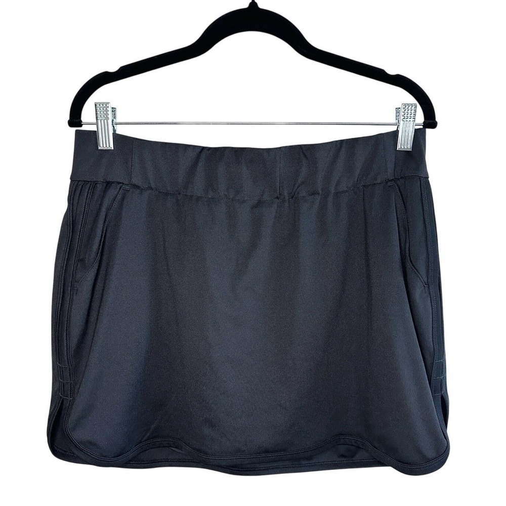Columbia Women's Black Skort Size Large L Athletic Hiking Tennis Golf Pockets
